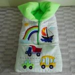 Bellissima coperta fatta a mano con auto per lo scarico