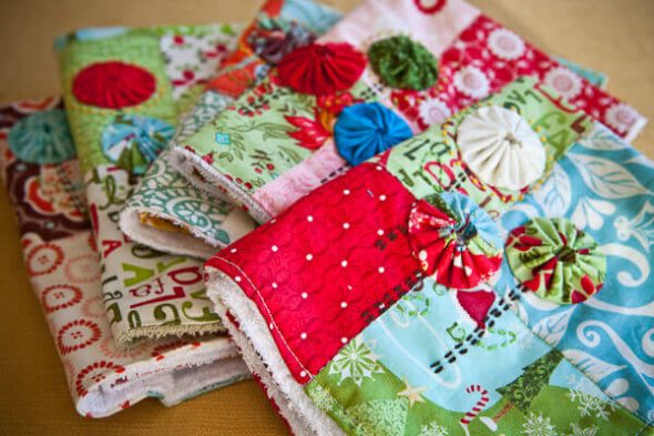 Asciugamano patchwork