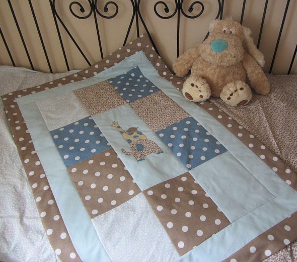Trapunta patchwork per bambini