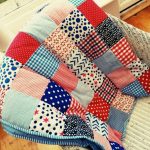 Trapunta patchwork con un motivo insolito