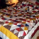 Trapunta patchwork triangolare