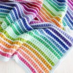 Modello insolito per una coperta all'uncinetto