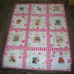 Delicata coperta patchwork per bambina