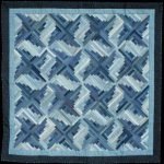 Coperta in jeans con un motivo interessante
