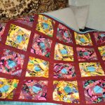 Coperta a quadri originale fatta a mano