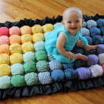 coperta patchwork double-face con inserti patchwork