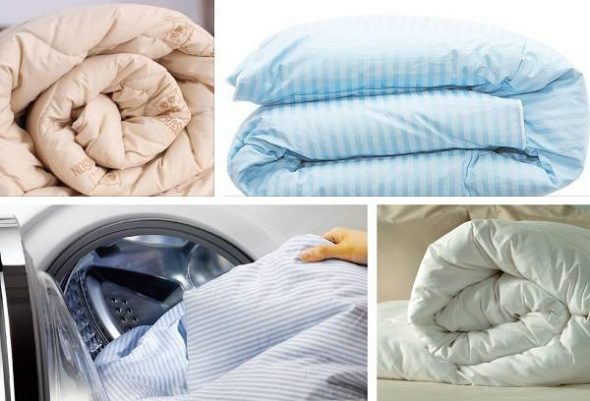 La coperta in piumino è lavabile in lavatrice