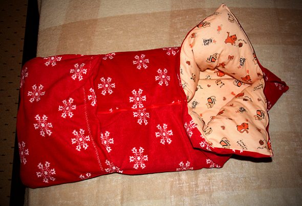 Coperta a busta multicolore