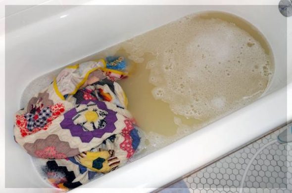 Coperta lavabile a mano