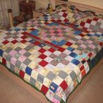 Copriletto patchwork fatto in casa