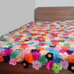 Splendida coperta floreale per il letto di una ragazza adolescente