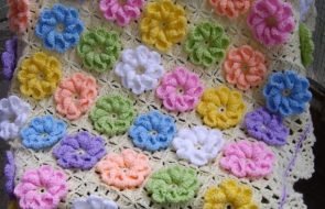 Splendida coperta floreale