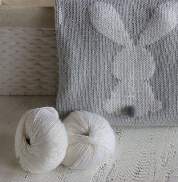 Coperta di lana per bambini Coniglietti