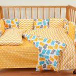 Set di biancheria da letto per bambini double-face in giallo