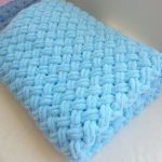 Coperta di peluche morbida blu