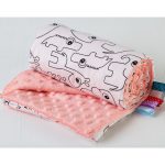 Animali interessanti per la coperta di peluche del bambino
