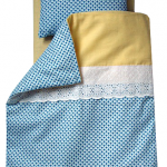 Bellissima biancheria da letto per bambole