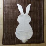 Coperta estiva per neonati a forma di coniglietto