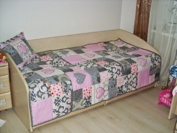 Trapunta patchwork per ragazza adolescente