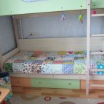 Coperta patchwork per letto a castello per bambini