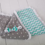 Piccola coperta quadrata per dimissioni e culla