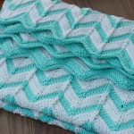 Delicata e calda coperta per bambini Onda verde