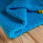 Coperta di peluche semplice per un bambino
