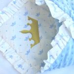 Originale coperta di peluche Crown per bambino