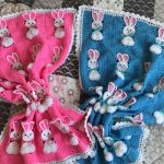 Coperta per bambina e bambino con coniglietti