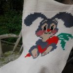 Coperta con un bellissimo coniglietto
