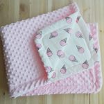 Coperta rosa double face per bambina