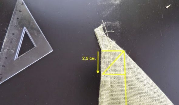 Disegniamo una diagonale per la linea