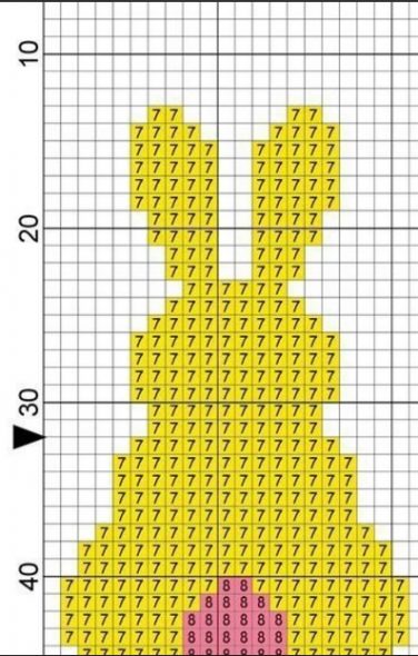 Modello di coniglietto carino
