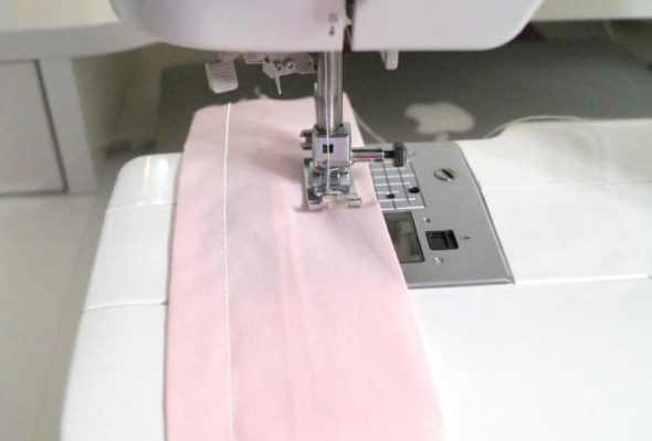 Cucire una striscia di tessuto