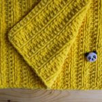 Coperta di peluche gialla fai da te