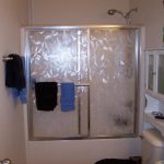 Tenda doppia su vasca da bagno dritta