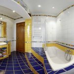 Il colore blu nel design del bagno