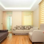 Illuminazione a LED a soffitto nel soggiorno