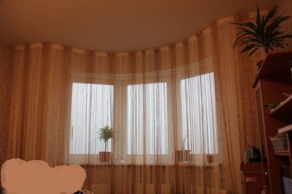 Cornice flessibile curva per soffitto