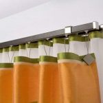 Bastone per tende da soffitto a doppia fila