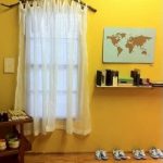 Bastone per tende fai da te da un ramo a forma di arco