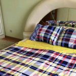 Tessuto a quadri per set da letto