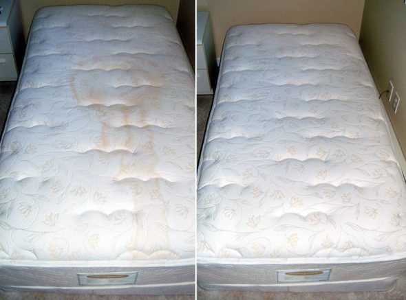 Matelas avant et après