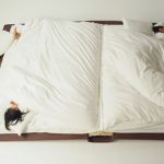Posto letto originale per bambini sul pavimento