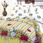 Originale set di biancheria da letto composto da due tessuti