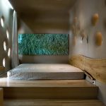 Podio con materasso per dormire