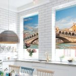 Muro di mattoni all'interno della cucina