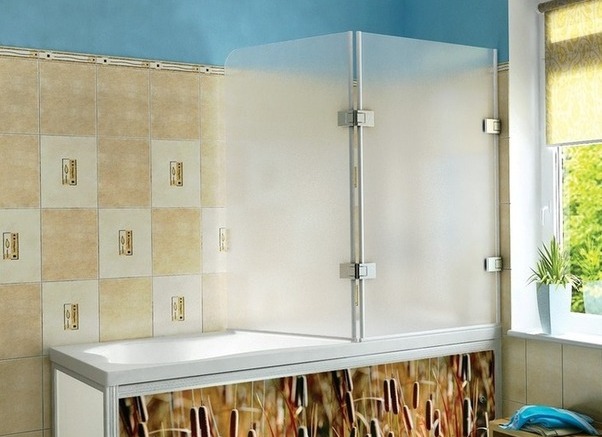 Progettazione del bagno con tenda a dondolo in plastica