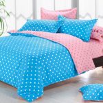 Set di biancheria da letto rosa e blu
