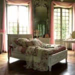 Tende trasparenti rosa per camera da letto traforata